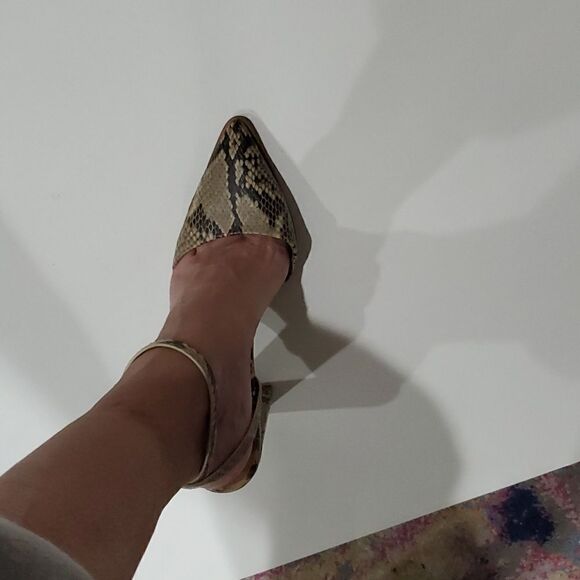 Revolve Alias Mae Snakeskin Heels - Picture 10 of 12